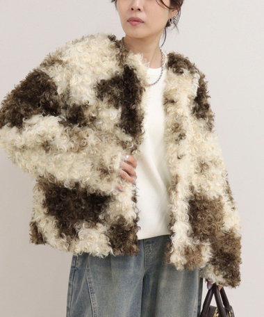 MIX Curlyフェイクファーコート