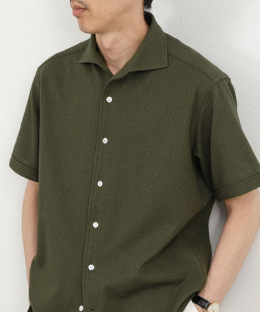 《ビジカジ対応》リンクス イタリアンカラーSS 半袖シャツ26SS