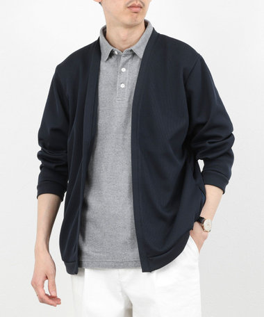 針抜きジャージ ボタンレスカーディガン 26SS