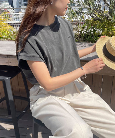 【GEVACO/ゲバコ】ピグメント天竺ノースリーブTシャツ