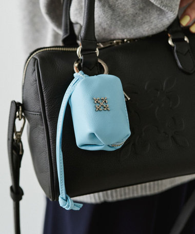 カラビナ付き レザーミニポーチ型チャーム(Z-220)（RUZ1052189A0002