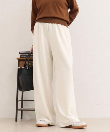 【リピーター続出！/4サイズ展開】とろみWarmストレートイージーパンツ