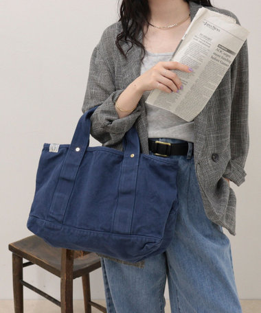 【TRIFFER/トリファー】カラーコットントートバッグ