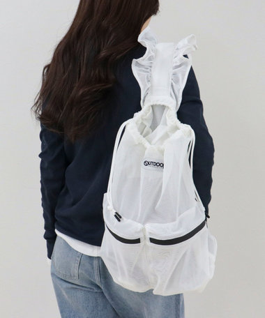 【OUTDOOR PRODUCTS 】メッシュドロストワンショルサック