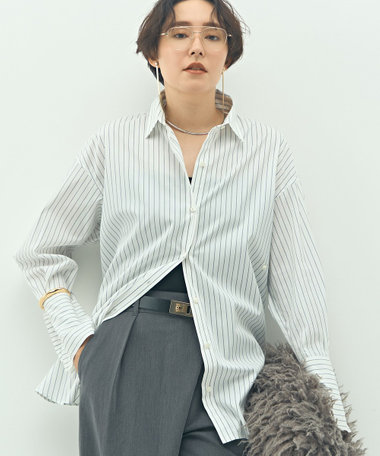 新品未使用♡ノーリーズ24ssリネン2wayシャツ長袖ブラウス麻ゆったりタグ付b 新品未使用♡ノーリーズ24ssリネン2wayシャツ長袖ブラウス麻