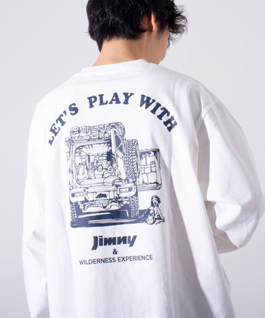 【WILDERNESS EXPERIENCE×JIMNY】別注 バックプリント長袖T