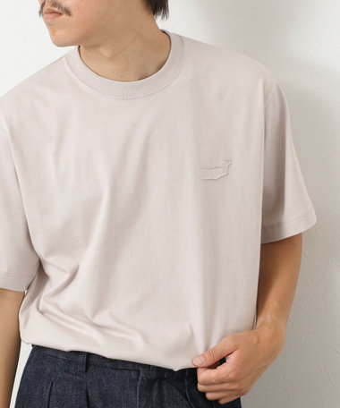 スランクフィニッシング天竺クラフトワンポイントクジラT