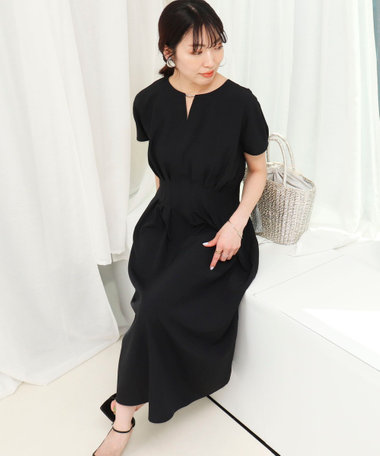 サップタンブラーウエストタックワンピース