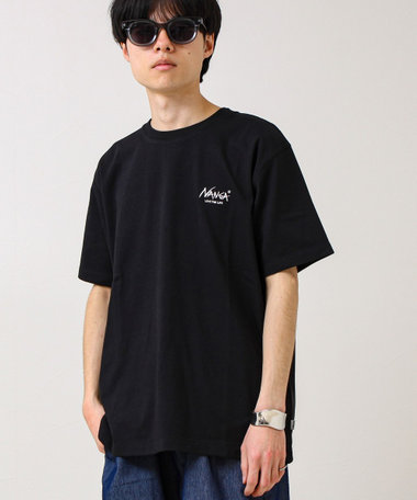【NANGA×GLOSTER】別注1 Rect Backprint Tee