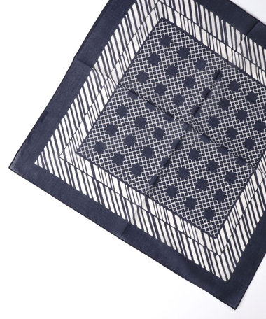 EMME EFFE センタードットプリントバンダナスカーフ