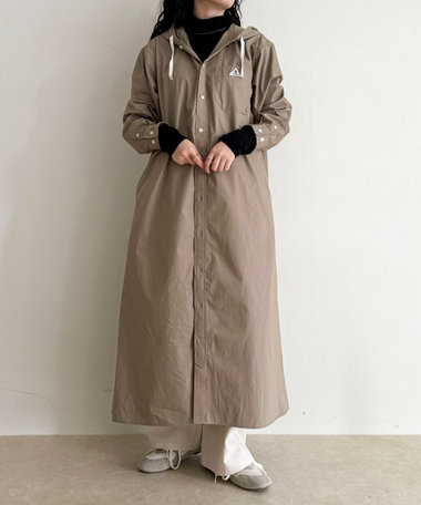 【GEVACO/ゲバコ】フーディーシャツワンピース