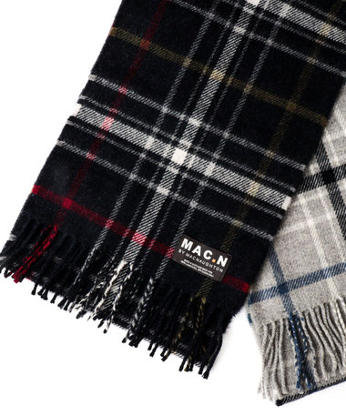 【MAC.N/マックエヌ】Lambswool Canisbay Scarf 25