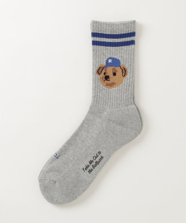 【ROSTER SOX/ロスターソックス】TEAM BEAR ラインソックス 靴下 日本製