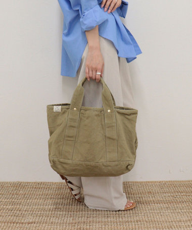 【TRIFFER/トリファー】カラーコットントートバッグ