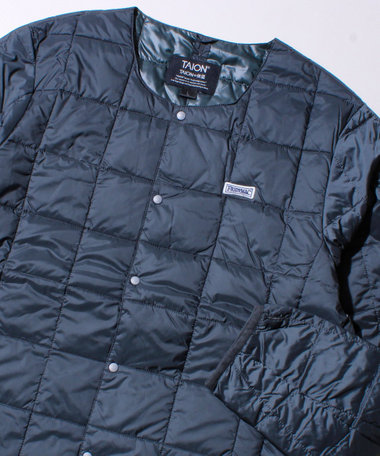 【UNISEX/4サイズ/6色展開】FREDYMAC別注 TAION インナーダウンジャケット