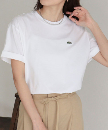 【LACOSTE/ラコステ】ワンポイントソフトタッチTシャツ