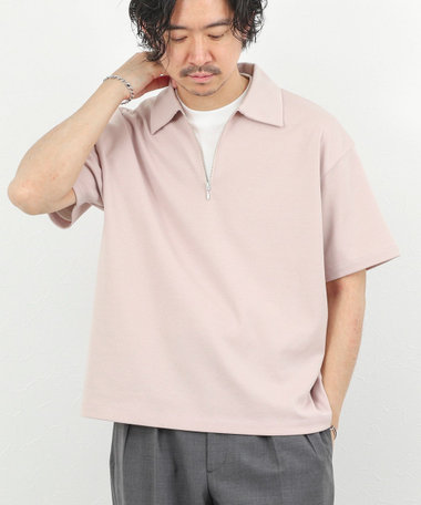 【BATONER/バトナー】MILANO RIB HALF ZIP T 26SS / ミラノリブハーフジップTシャツ