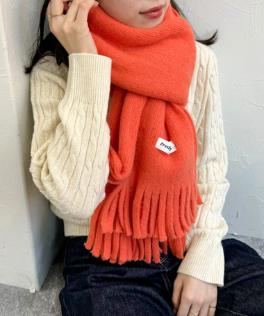 ボリュームニットストール