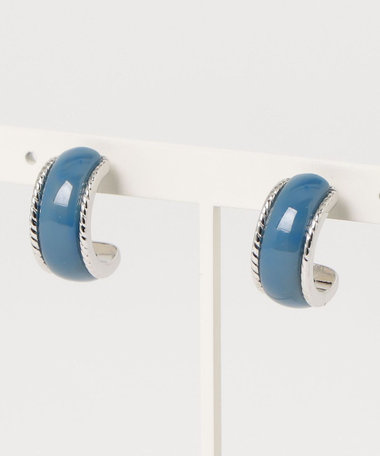 アンティーク風カラーCピアス