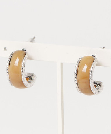 アンティーク風カラーCピアス