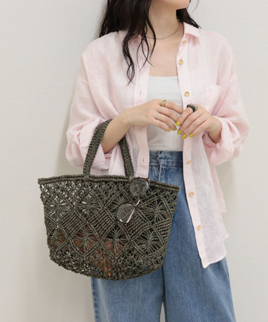 【BAGMATI/バグマティ】柄編みアバカトート