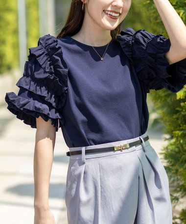 【WEB限定】袖コンシャスプルオーバー