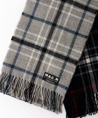 【MAC.N/マックエヌ】Lambswool Canisbay Scarf 25