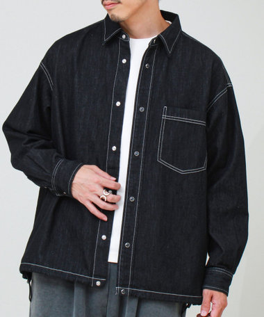 【デニムのようでデニムじゃない】NON DENIM SHIRTS ノンデニムシャツ