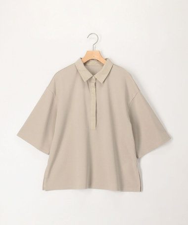 カットジョーゼット衿つきプルオーバー