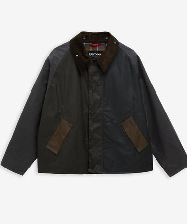 【BARBOUR/バブアー】トランスポート パッチワーク ワックスショートジャケット
