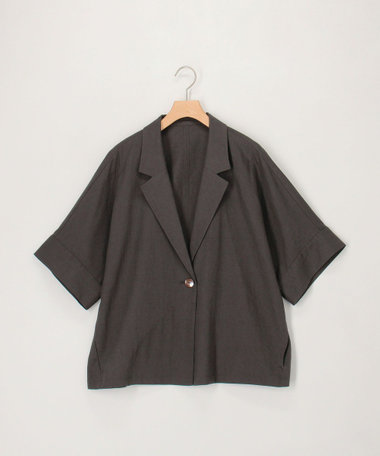 リネンドルマンスリーブテーラードジャケット