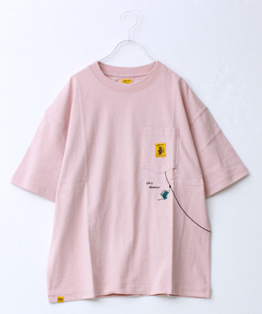 【COBMASTER/コブマスター】吸水速乾/抗菌防臭 フォレストジップラインルーズTEE