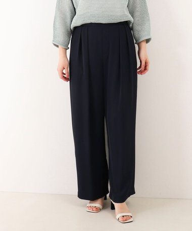 タックワイドパンツ