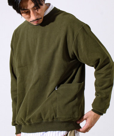 【ディテールで差がつく】バックステッチサイドポケットスウェット