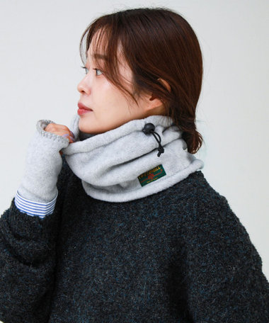 【TWEEDMILL/ツイードミル】フリースネックウォーマー