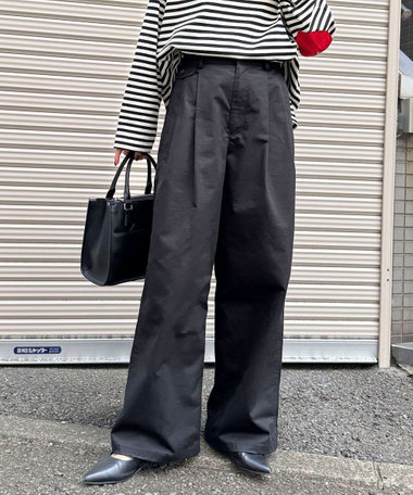 ボリュームデザインチノパンツ
