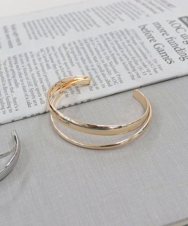 ダブルラインバングル