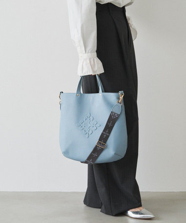 エンボスモノグラム 2WAYトートバッグ(CE-1611)