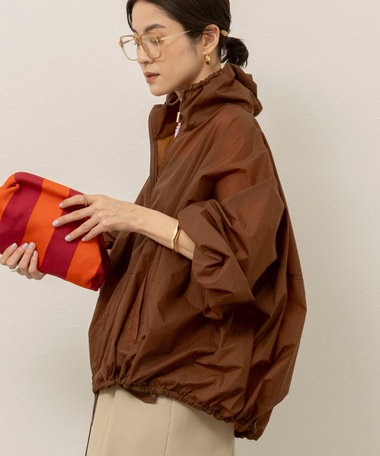 《セットアップ対応》【MAQWEL/マクウェル】ウォッシャブルシアーブルゾン