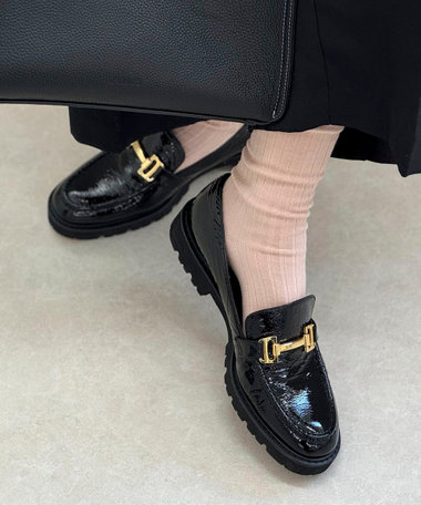 【nolnol/ノルノル】ウール混リブソックス