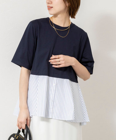 【TRRAZZO DONNA/トラッゾドンナ】Docking Flare Top