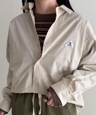 【GEVACO/ゲバコ】別注ドットボタンシャツ