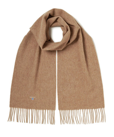 【BARBOUR/バブアー】PLAIN LAMBSWOOL SCARF