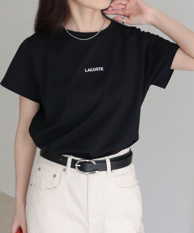 【LACOSTE／ラコステ】ロゴ入り半袖Tシャツ