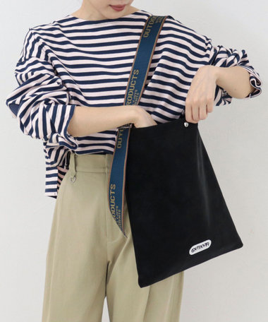 【OUTDOOR PRODUCTS 】ジャガードロゴテープワンショルトートバッグ