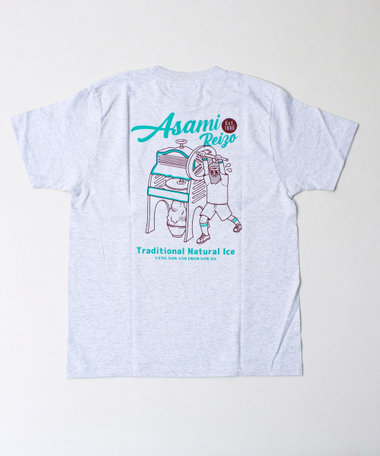 【Duckster×阿左美冷蔵】コラボ かき氷機Tシャツ ユニセックス