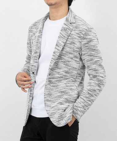 《ビジカジ対応》ツィードジャージーテーラーCD 26SS