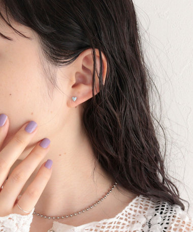 プチハートカラーエポピアス