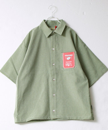 【WEB限定 GW SPECIAL PRICE】【FREDYMAC/フレディマック】シアサッカーチェックS/Sシャツ