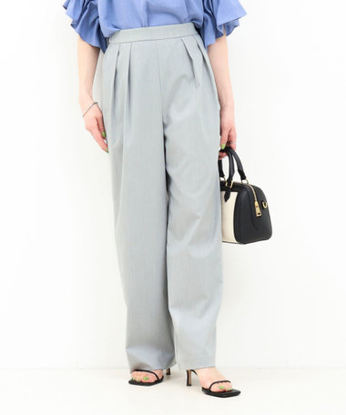 カルゼストレッチツータックパンツ